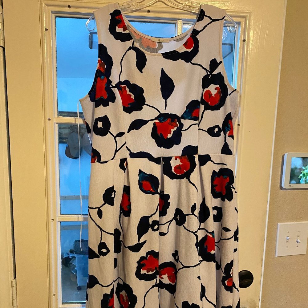 Floral a line dress